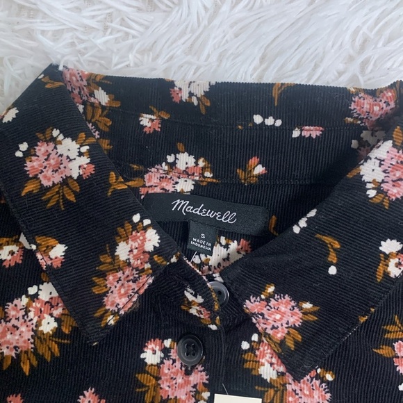 Corduroy Daily Shirt in Homestead Bouquet Size S - Picture 7 of 9